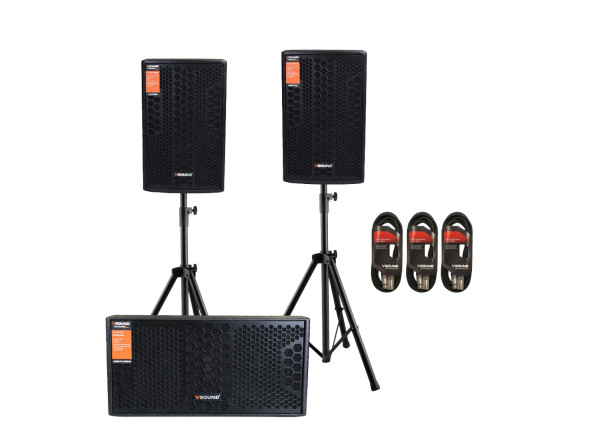 VSOUND Sistema de Som Amplificado 1800W VSOUND Sistema de Som Amplificado 1800W